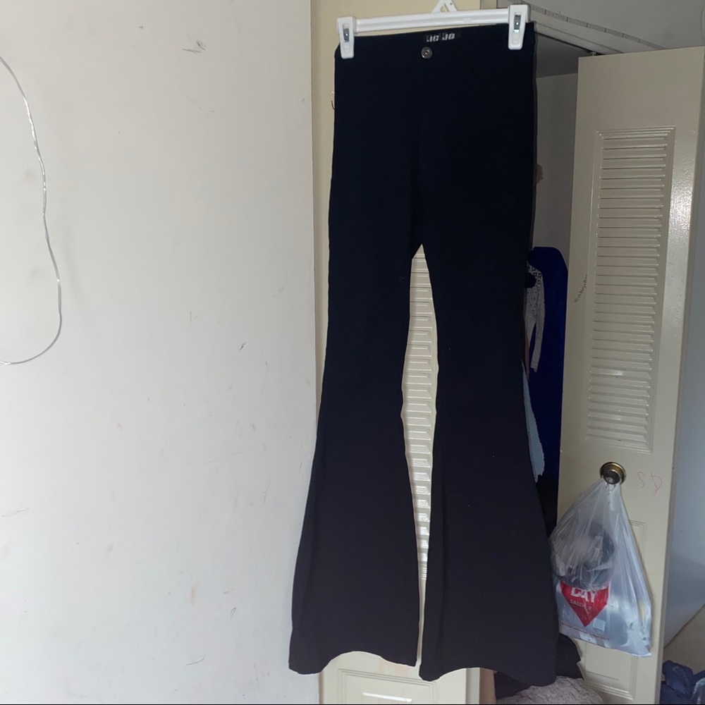 Black Flared Jeans